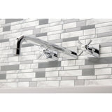 Millennium Two-Handle 3-Hole Wall Mount Roman Tub Faucet