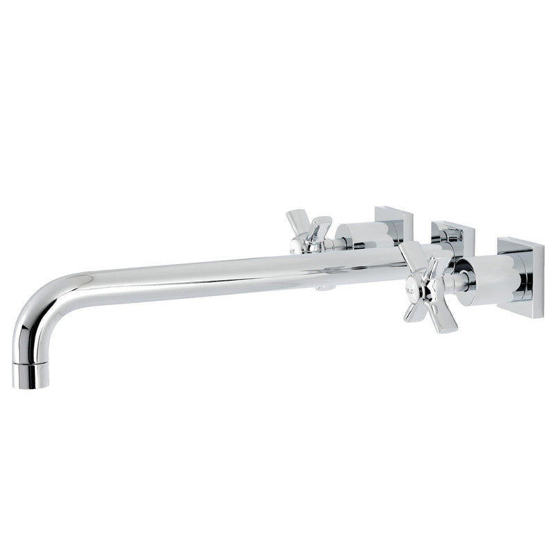 Millennium Two-Handle 3-Hole Wall Mount Roman Tub Faucet