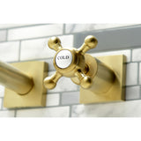 Metropolitan Two-Handle 3-Hole Wall Mount Roman Tub Faucet