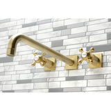 Metropolitan Two-Handle 3-Hole Wall Mount Roman Tub Faucet