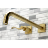 NuWave Two-Handle 3-Hole Wall Mount Roman Tub Faucet