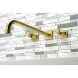 Kaiser Two-Handle 3-Hole Wall Mount Roman Tub Faucet