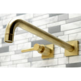 Concord Two-Handle 3-Hole Wall Mount Roman Tub Faucet