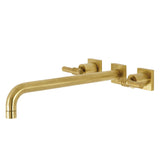 Milano Two-Handle 3-Hole Wall Mount Roman Tub Faucet