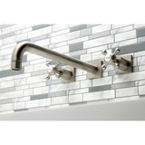 Metropolitan Two-Handle 3-Hole Wall Mount Roman Tub Faucet