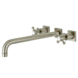Metropolitan Two-Handle 3-Hole Wall Mount Roman Tub Faucet