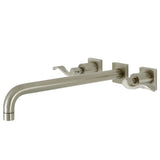 NuWave Two-Handle 3-Hole Wall Mount Roman Tub Faucet