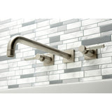 Kaiser Two-Handle 3-Hole Wall Mount Roman Tub Faucet