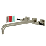 Kaiser Two-Handle 3-Hole Wall Mount Roman Tub Faucet