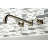 Concord Two-Handle 3-Hole Wall Mount Roman Tub Faucet