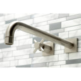 Concord Two-Handle 3-Hole Wall Mount Roman Tub Faucet