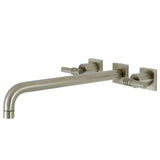 Milano Two-Handle 3-Hole Wall Mount Roman Tub Faucet