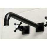 Metropolitan Two-Handle 3-Hole Wall Mount Roman Tub Faucet