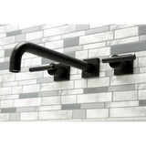 Kaiser Two-Handle 3-Hole Wall Mount Roman Tub Faucet