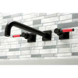 Kaiser Two-Handle 3-Hole Wall Mount Roman Tub Faucet