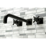 Concord Two-Handle 3-Hole Wall Mount Roman Tub Faucet