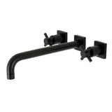 Concord Two-Handle 3-Hole Wall Mount Roman Tub Faucet