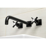 Millennium Two-Handle 3-Hole Wall Mount Roman Tub Faucet