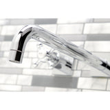 Metropolitan Two-Handle 3-Hole Wall Mount Roman Tub Faucet