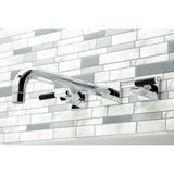 Kaiser Two-Handle 3-Hole Wall Mount Roman Tub Faucet