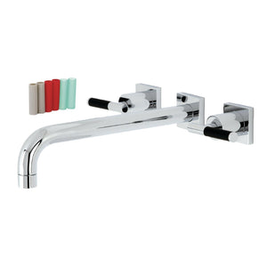 Kaiser Two-Handle 3-Hole Wall Mount Roman Tub Faucet