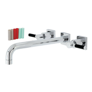 Kaiser Two-Handle 3-Hole Wall Mount Roman Tub Faucet