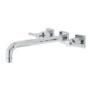 Concord Two-Handle 3-Hole Wall Mount Roman Tub Faucet