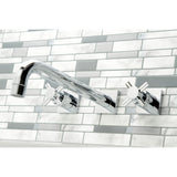 Concord Two-Handle 3-Hole Wall Mount Roman Tub Faucet