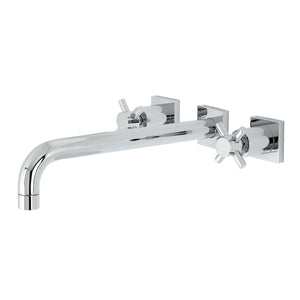 Concord Two-Handle 3-Hole Wall Mount Roman Tub Faucet