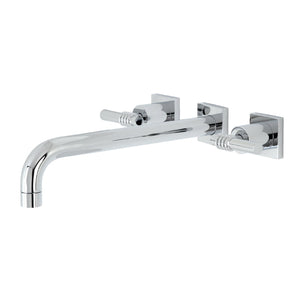 Milano Two-Handle 3-Hole Wall Mount Roman Tub Faucet