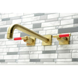 Kaiser Two-Handle 3-Hole Wall Mount Roman Tub Faucet
