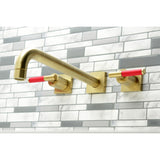 Kaiser Two-Handle 3-Hole Wall Mount Roman Tub Faucet