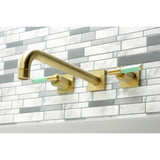 Kaiser Two-Handle 3-Hole Wall Mount Roman Tub Faucet