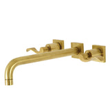 NuWave Two-Handle 3-Hole Wall Mount Roman Tub Faucet