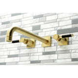 Kaiser Two-Handle 3-Hole Wall Mount Roman Tub Faucet