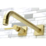 Concord Two-Handle 3-Hole Wall Mount Roman Tub Faucet