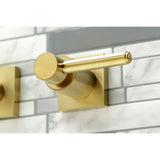 Concord Two-Handle 3-Hole Wall Mount Roman Tub Faucet