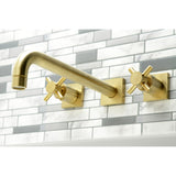 Concord Two-Handle 3-Hole Wall Mount Roman Tub Faucet