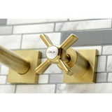 Millennium Two-Handle 3-Hole Wall Mount Roman Tub Faucet