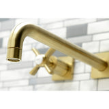 Millennium Two-Handle 3-Hole Wall Mount Roman Tub Faucet