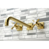 Millennium Two-Handle 3-Hole Wall Mount Roman Tub Faucet