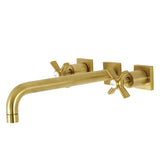 Millennium Two-Handle 3-Hole Wall Mount Roman Tub Faucet