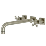 Metropolitan Two-Handle 3-Hole Wall Mount Roman Tub Faucet