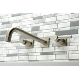 Kaiser Two-Handle 3-Hole Wall Mount Roman Tub Faucet