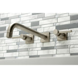 Concord Two-Handle 3-Hole Wall Mount Roman Tub Faucet