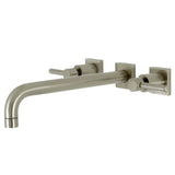 Concord Two-Handle 3-Hole Wall Mount Roman Tub Faucet