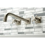 Concord Two-Handle 3-Hole Wall Mount Roman Tub Faucet