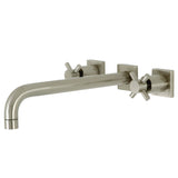 Concord Two-Handle 3-Hole Wall Mount Roman Tub Faucet