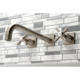 Millennium Two-Handle 3-Hole Wall Mount Roman Tub Faucet