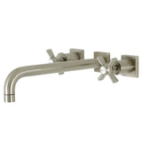 Millennium Two-Handle 3-Hole Wall Mount Roman Tub Faucet